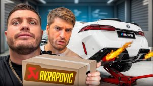 ПОСТАВИЛИ АКРАПОВИЧ НА BMW M5 G90 ЗА 1 100 000 ₽😈
