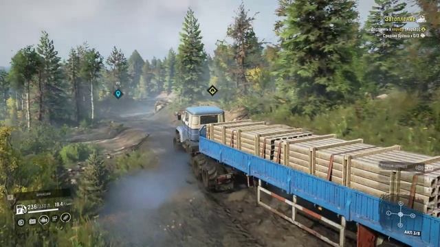 SnowRunner - ТАЙМЫР - ПОРУЧЕНИЕ - РАСЧИСТКА ДОРОГИ #snowrunner