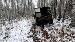 Распиловка пути в тайгу.