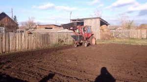 Трактор🚜 Т-25 осенняя вспашка огорода. Иркутская область Усть- Удинский район село Молька.