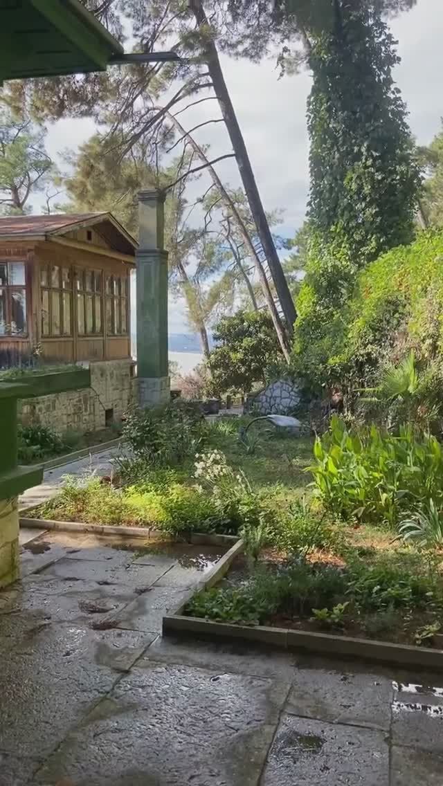 Абхазия, краткий видео-обзор дачи Сталина в Холодной Речке (13 октября, ОСЕНЬ-2025) смотреть онлайн
