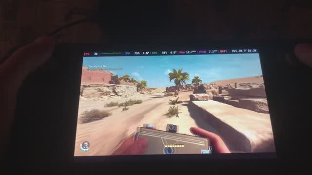 Indiana Jones And The Great Circle геймплей на Steam Deck LCD