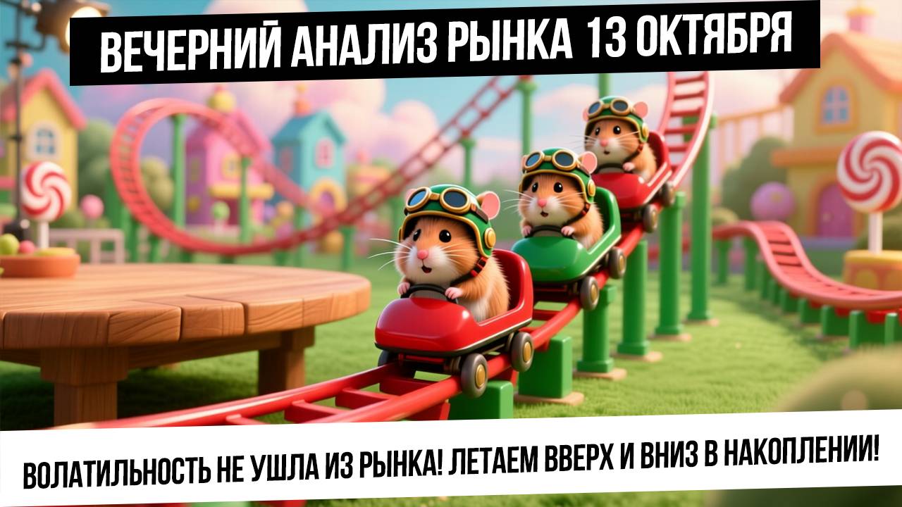 Вечерний анализ рынка 13 октября. Рынок РФ в консолидации в ожидании новостного триггера! смотреть онлайн