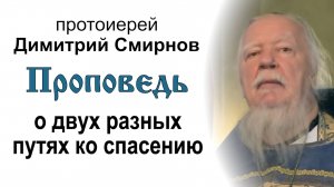 Проповедь о двух разных путях ко спасению (2015.10.14) Протоиерей Димитрий Смирнов