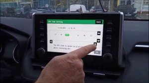 Как настроить часы в Тайота рав4