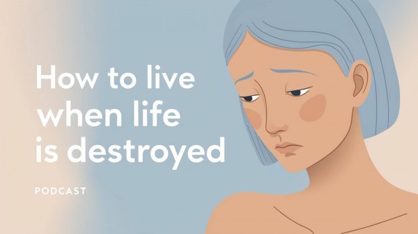 How to live when life seems destroyed? English Podcast For Learning English!