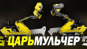 СРАВНЕНИЕ МУЛЬЧЕРА МАКСТЕМ, ИСПЫТАНИЕ НАВЕСНОГО ОБОРУДОВАНИЯ В ЛЕСУ, МУЛЬЧИРУЕМ ТРАВУ, ПНИ, ДЕРЕВЬЯ