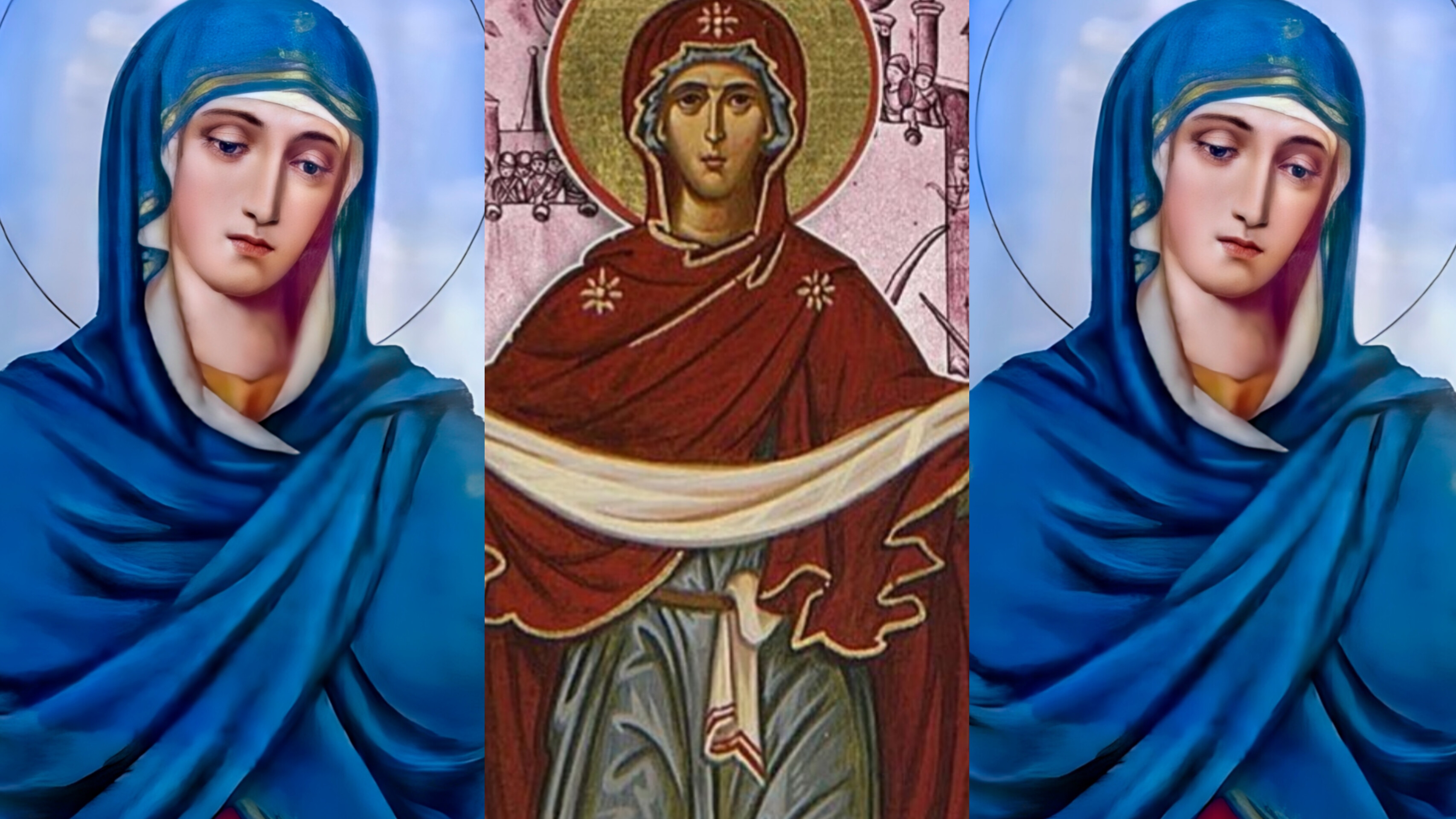 ПОД ПОКРОВОМ ПРЕСВЯТОЙ БОГОРОДИЦЫ..ВИДЕНИЕ ЮРОДИВЫМ АНДРЕЕМ И ЕГО УЧЕНИКОМ ЕПИФАНИЕМ БОГОМАТЕРИ.. смотреть онлайн