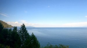 ЖД дорога вдоль озера Байкал июль 2025г.