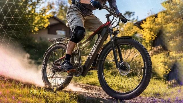 RANDRIDE YG90B Electric Bike 1000W Motor 48V 17Ah battery 27.5*2.4'' CST Tires Electric Bike смотреть онлайн