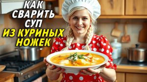 Как сварить суп из куриных ножек
