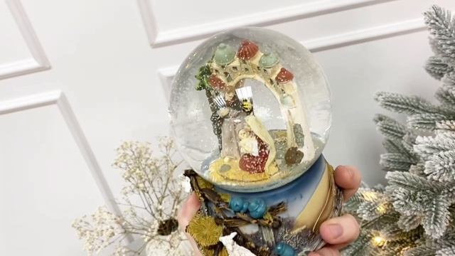 Музыкальный снежный шар ВИФЛЕЕМСКАЯ ИСТОРИЯ, 15 см, 50-2072