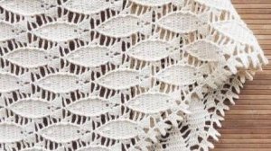 Шаль "Рыбки" ✨ Бактус ✨ Косынка ✨ Часть 1 - (1 - 12 ряд) ✨