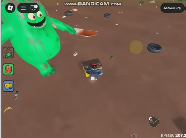 😱 Я НЕ УСПЕЛ СПАСТИСЬ ОТ МУСОРНОГО МОНСТРА В РОБЛОКС! смотреть онлайн