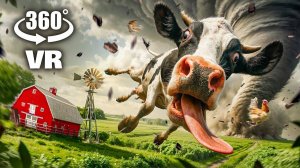 VR 360° САМЫЙ БОЛЬШОЙ ТОРНАДО НА ФЕРМЕ