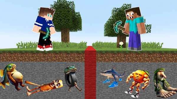 ПРО И ХАРДИ ИЩУТ СЕКРЕТНЫХ БРЕЙНРОТОВ ПОД ЗЕМЛЕЙ В МАЙНКРАФТ ! ПРОФЕССИОНАЛ ПРОТИВ ТРОЛЛИНГ ЛОВУШКА