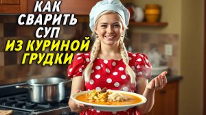 Как сварить суп из куриной грудки