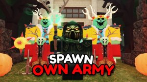 Я создал безумную армию, используя новый класс НЕКРОМАНТ в 99 ночей в лесу в РОБЛОКС