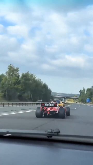 Formula 1 Car On A Public Highway #owl #fail