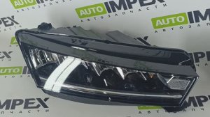 Skoda Octavia A8 с 2021- года. Фары LED