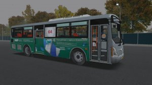 Поездка на Hyundai New Super Aero City по маршруту №20 по карте Большая Деревня 1.1