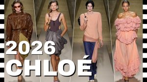 ✔️ CHLOE (Клоэ́) модный показ весна-лето 2026 в Париже | Как хлопок стал новой роскошью?