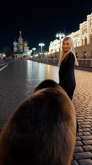Иду оформлять разрешение на содержание домашнего питомца. Законы нужно соблюдать) #медведь  #нейросе