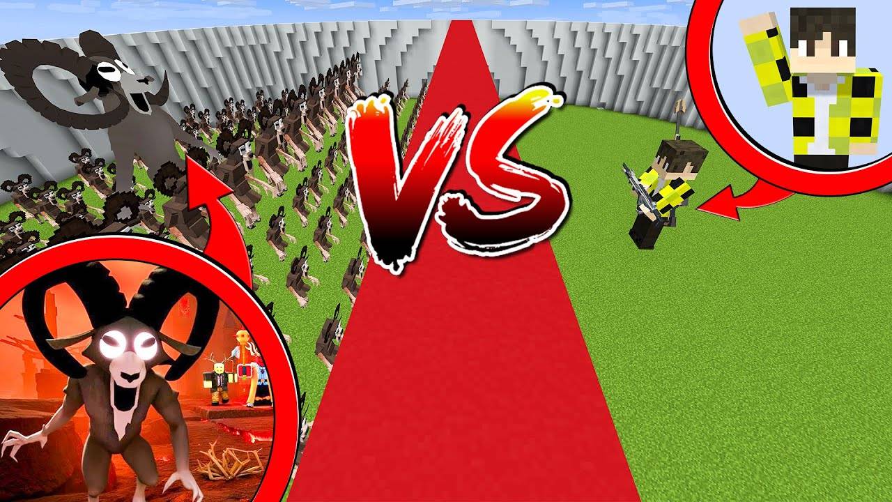 1000 КОЗЛОВ 99 НОЧЕЙ В ЛЕСУ ПРОТИВ НАЙСИКА БРО В МАЙНКРАФТ ! RAM 99 NIGHTS БИТВА МОБОВ MINECRAFT