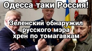 ТАМИР ШЕЙХ / ЗЕЛЕНСКИЙ ОБНАРУЖИВ В ОДЕССЕ РУССКОГО МЭРА. новости сводки