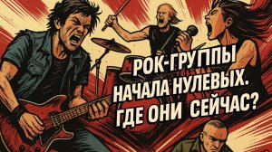 🎸 Рок-группы начала нулевых — где они сейчас?
