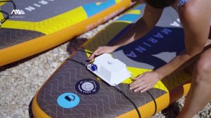 Надувной САПБОРД с электромотором Aqua Marina GO Turbo 10'10»