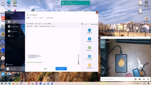 Копирование карт Mifare с использованием RFID Reader
