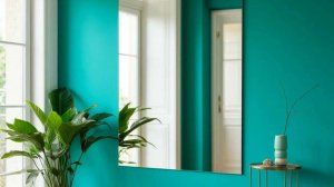 Вешаем безрамное зеркало на стену. Просто и легко.