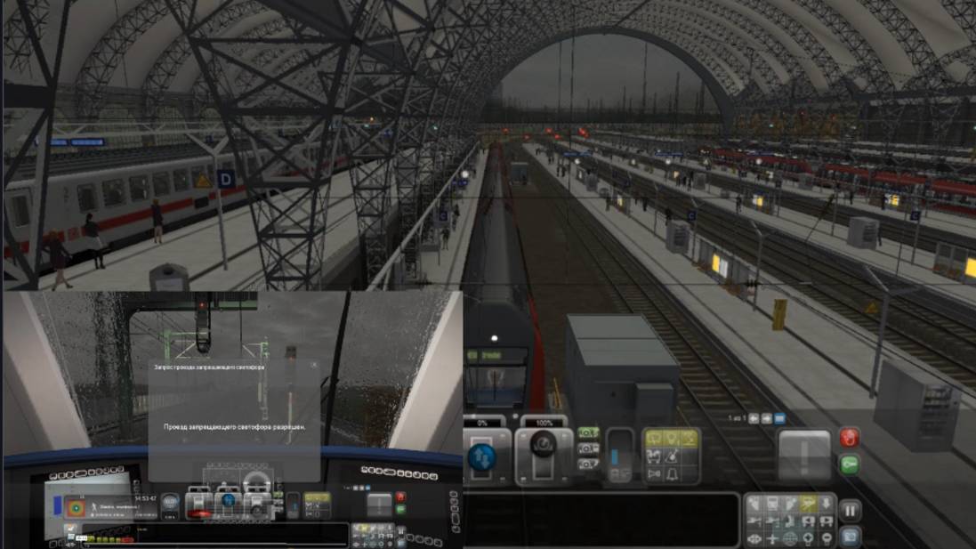 Train simuliator classic Двухэтажный поезд в Дрезден . Семофор не работает ! смотреть онлайн