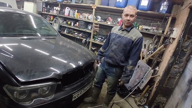 Ремонт BMW 735I Как выставить систему зажигания на двс 3,6