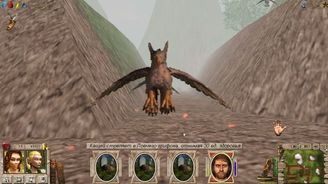 Меч и Магия 7 (соло - волхв/лич) [M&M VII 1080p60], #2.6 - Таталия: Wormtrax Cave, Приливные пещеры смотреть онлайн