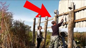 СТРОИМ ГИГАНТСКИЙ ЗАБОР. ИЗ ГОРОДА В ДЕРЕВНЮ 9 серия