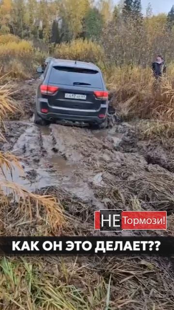 Самый проходимый Джип на свете #джип #jeep #jeepgrandcherokee #offroad #бездорожье #4х4 #не_тормози смотреть онлайн
