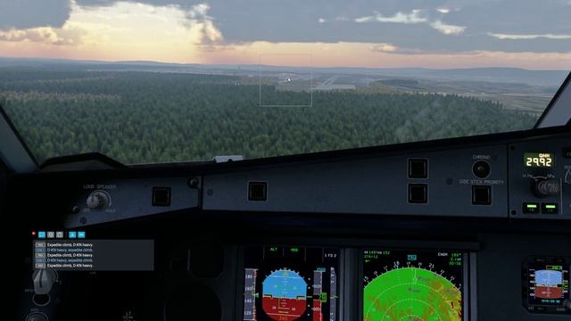 X-Plane посадка в Осло смотреть онлайн
