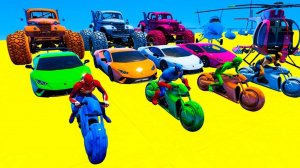 Мультики про машинки. Электрические Мотоциклы и Машинки для детей. Мультфильм для детей.