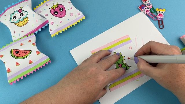 Пакетик из бумаги! Упаковка для маленького подарка! Поделки своими руками! смотреть онлайн