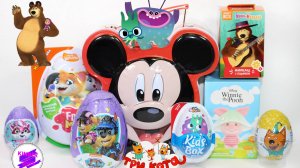 Микс сюрпризов по мультикам! Мультяшный микс! Любимые герои в сюрпризах! Ум и Хрум, Маша и Медведь