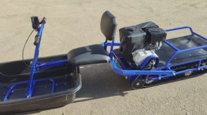 Мотобуксировщик толкач Альбатрос-XL10! Небольшой обзор!