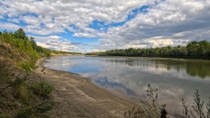 Рыбалка на протоке Оби в сентябре.