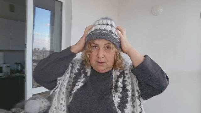 шапки из пуха, связала пуховые шапки смотреть онлайн