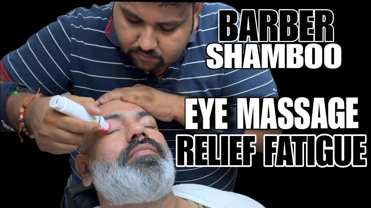 Gentle Eye massage & Temple massage for headache, fatigue relief ! AMSR Tingles guaranted смотреть онлайн