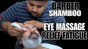 Gentle Eye massage & Temple massage for headache, fatigue relief ! AMSR Tingles guaranted