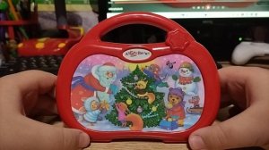 Азбукварик плеер новогодние подарки музыкальная игрушка Новгодние песенки для детей