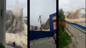 Снос башни. Краснотурьинск. Микс.