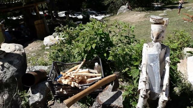 Домбай, горный рай. Лучшее путешествие по России. Что обязательно попробовать. Шашлык из яка. смотреть онлайн